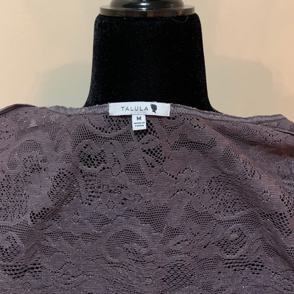 Talula Women’s Stretch Lace Dress Purple - Picture 4 of 5